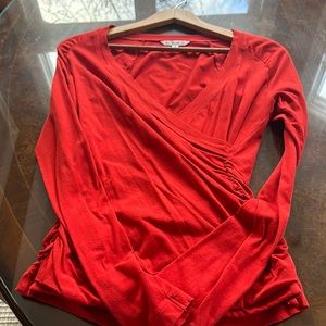Women’s Cabi red shirt